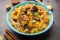 Gosht Pulao Or Mutton BiryaniÃÂ  - Popular Indian Non vegetarian food Royalty Free Stock Photo